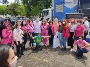 Evento foi marcado por uma série de atividades em prol da conscientização da prevenção ao câncer de mama.