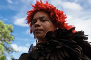 MUPA abre a videoinstalação da artista e ativista indígena Glicéria Tupinambá